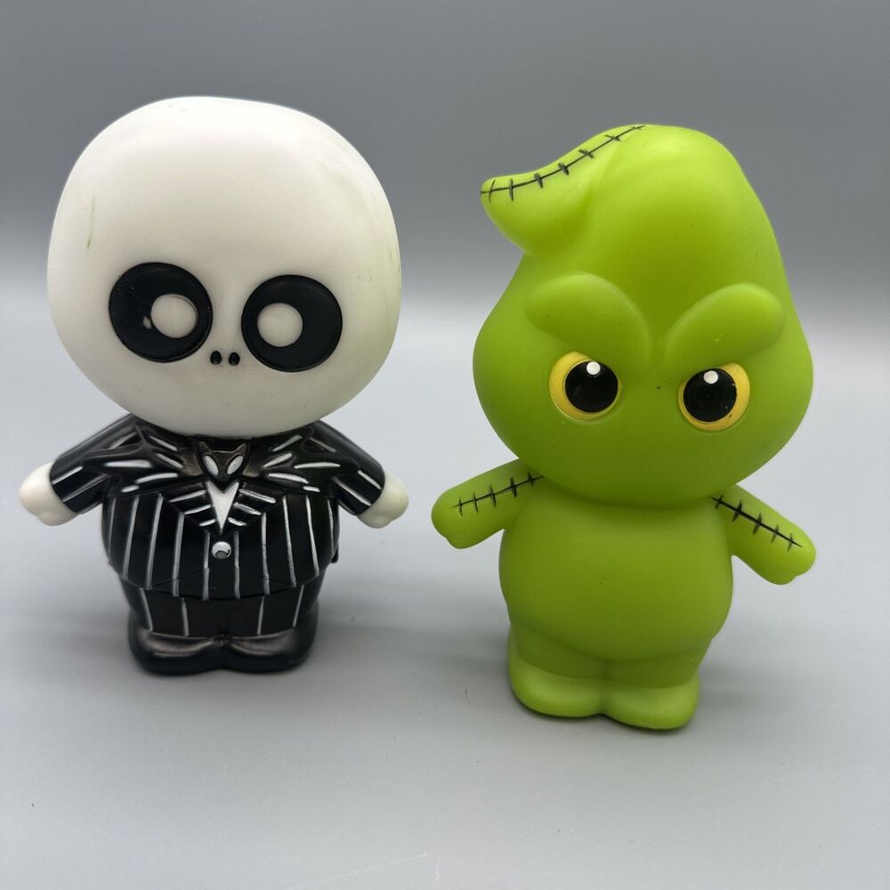 Gemmy Disney Nightmare Before Christmas Singing Animated Jack And Oogie Boogie